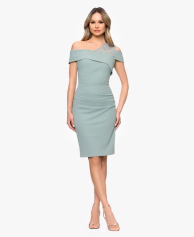 Женское короткое платье B&A By Betsy and Adam Off-The-Shoulder