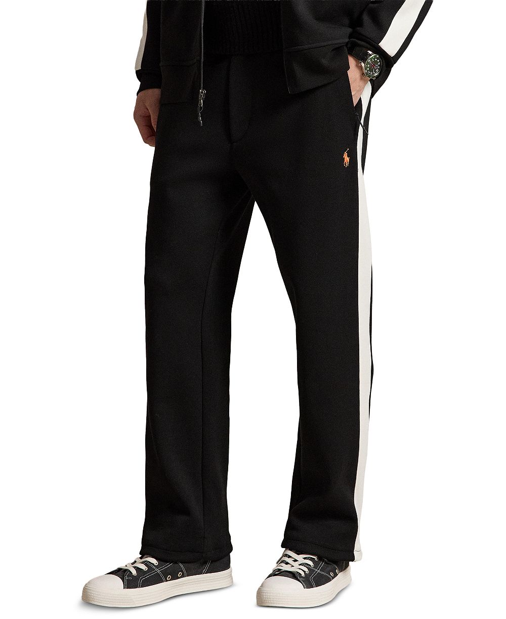 Polo Ralph Lauren Men's Double-Knit Striped Track Pants