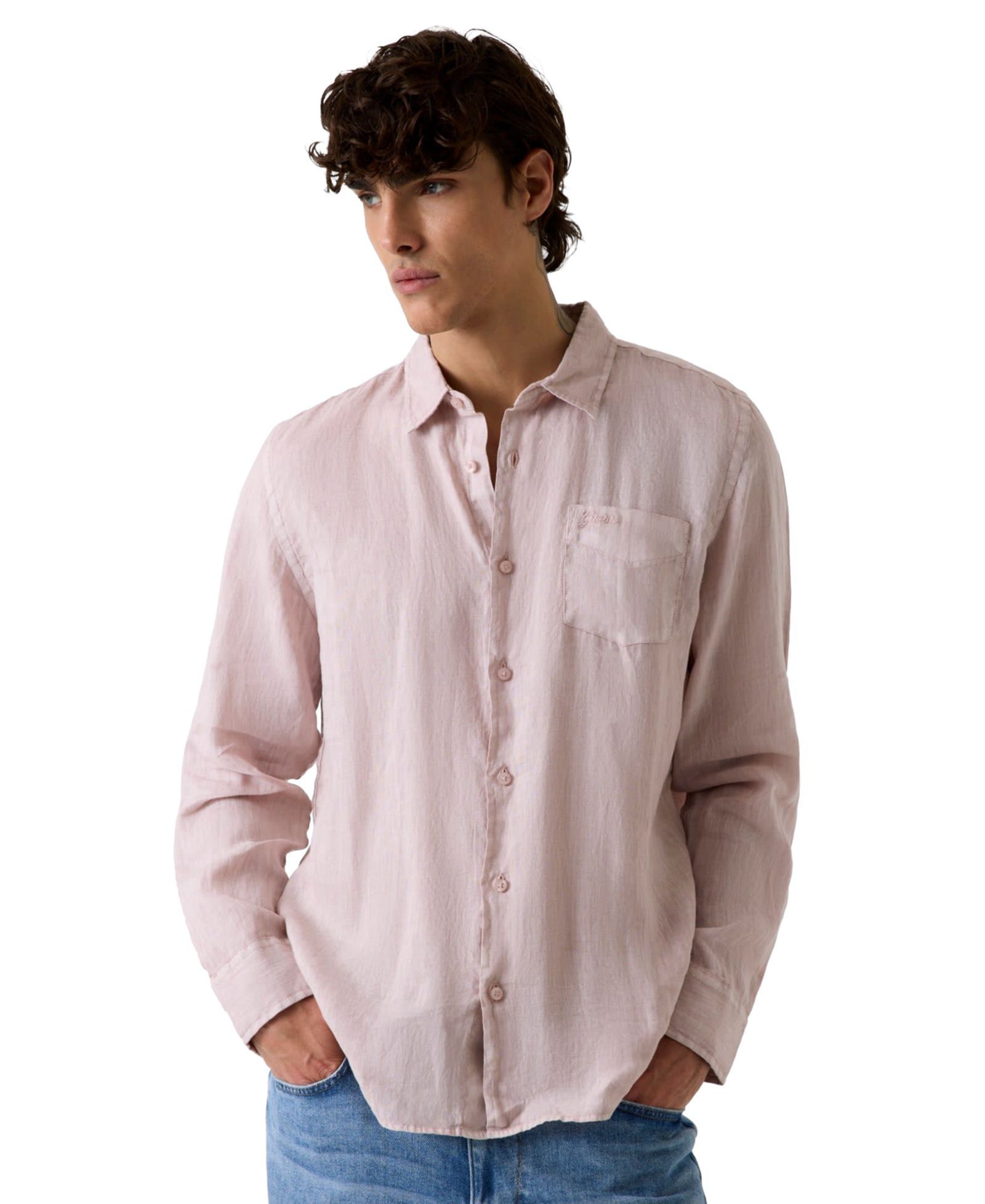 GUESS Men's Long-Sleeve Shirt