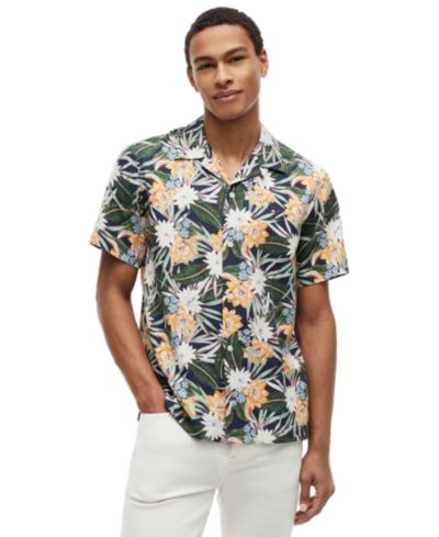 Рубашка Tommy Hilfiger Men's Camp Collar Floral Short-Sleeve