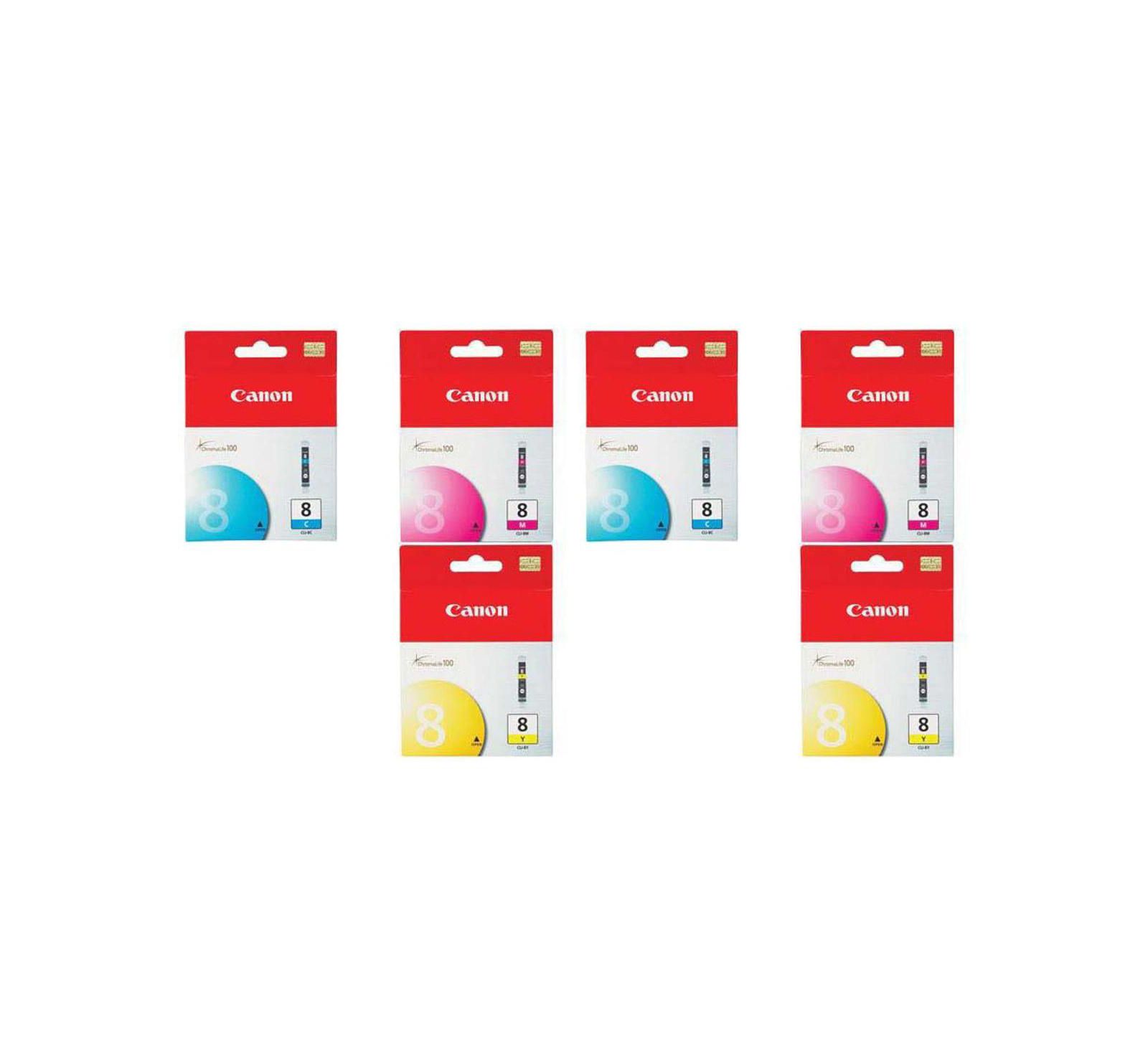 Комплект чернил Canon 2 Pack CLI-8 3-Color для принтеров PIXMA iP, MP, MX, Pro Series