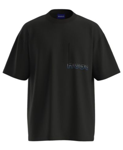 Hugo by Hugo Boss Men's Nogoste Ombre Sports Logo T-Shirt