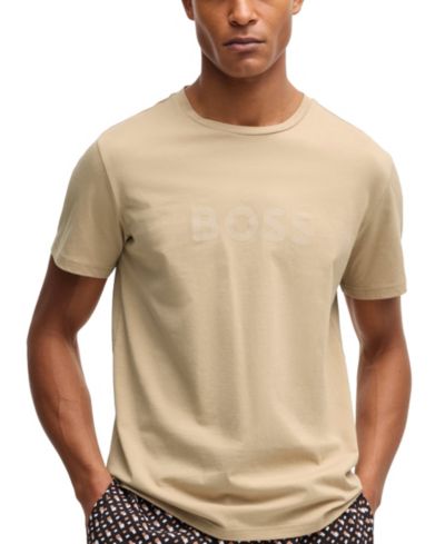BOSS By Hugo Boss Мужская футболка из хлопкового джерси с логотипом