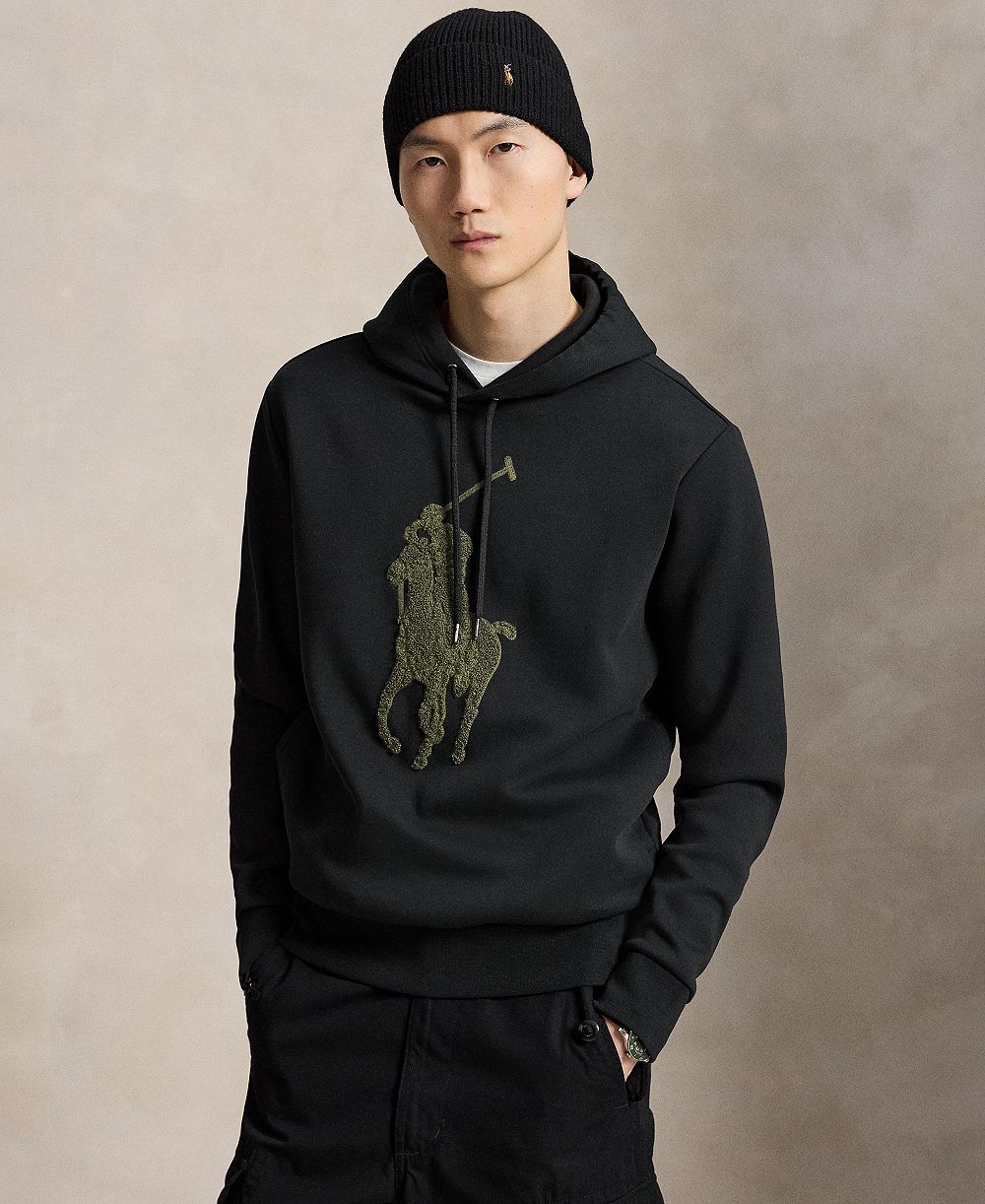 Polo Ralph Lauren мужской худи с двойным трикотажным плетением и большим логотипом