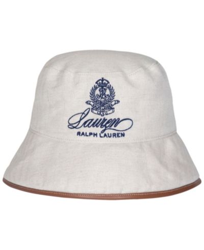 Панама Lauren Ralph Lauren Herringbone Hotel Logo Bucket Hat