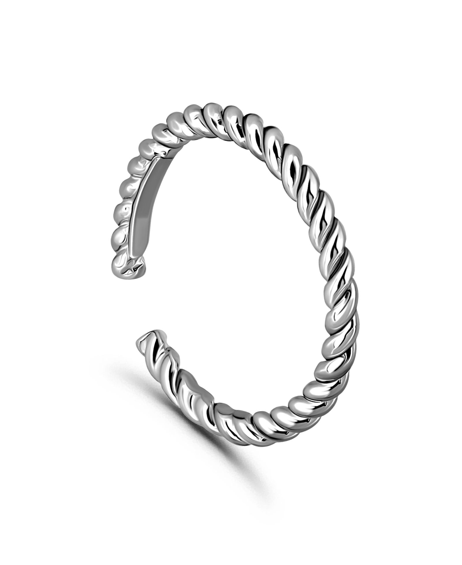 Giani Bernini Регулируемое кольцо на палец Rope Twist Sterling Silver