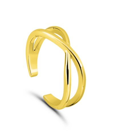 Кольцо для пальца Giani Bernini Infinity Sign с регулируемым размером, позолота 18Kt Gold