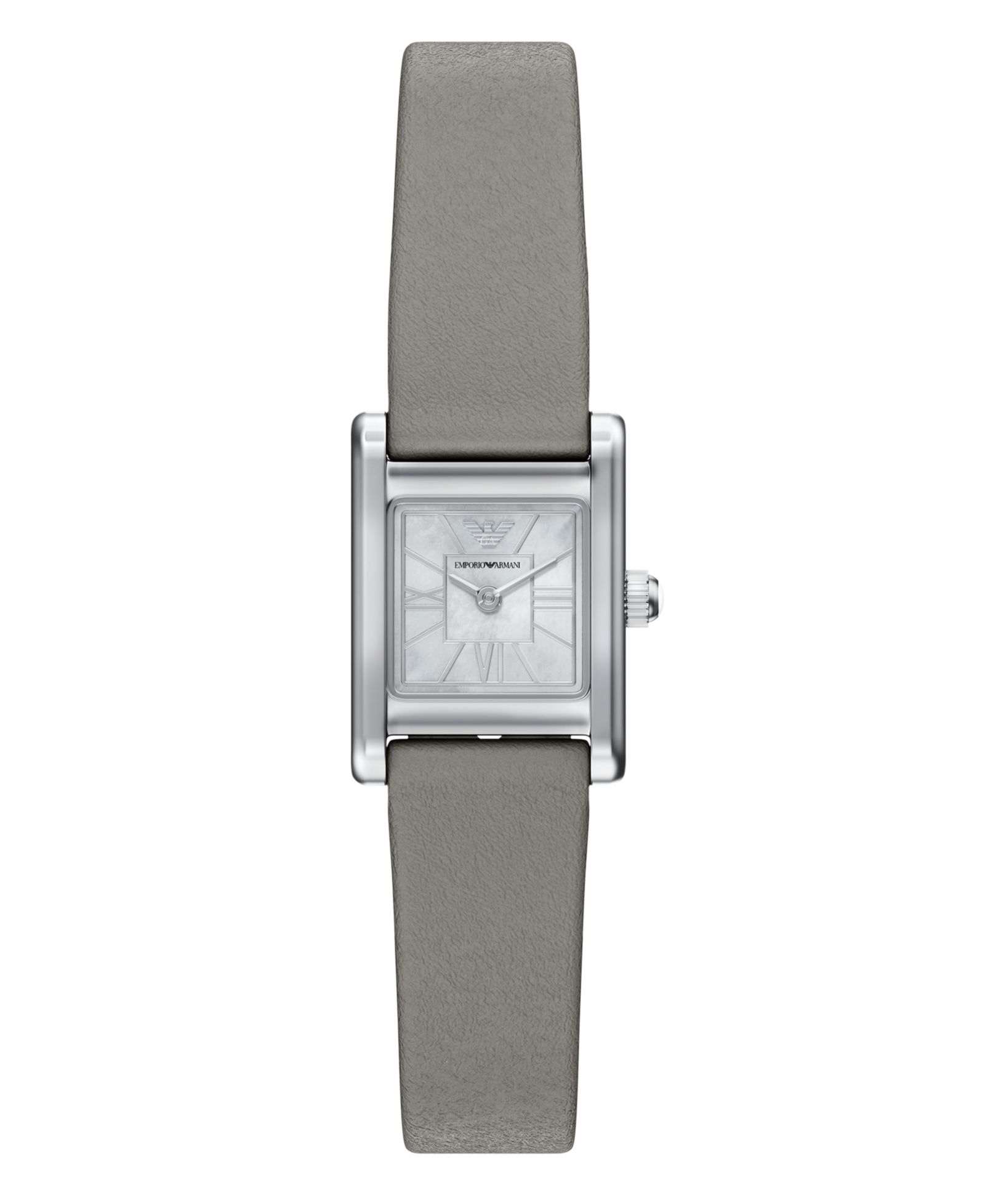 Часы Emporio Armani Women's Quartz Two-Hand Gray Leather, 26mm