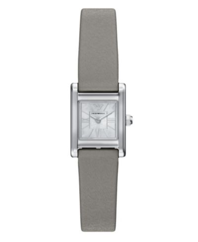 Часы Emporio Armani Women's Quartz Two-Hand Gray Leather, 26mm