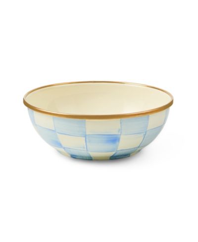 MacKenzie-Childs Sky Check Everyday Bowl
