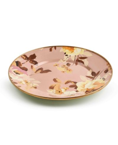 MacKenzie-Childs Wild Rose Mauve 10" Dinner Plate