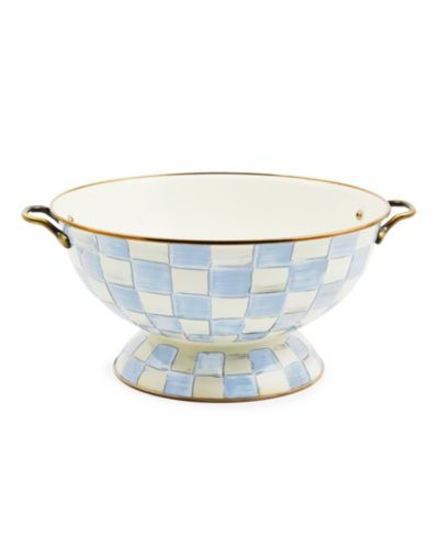 MacKenzie-Childs Sky Check Everything Bowl