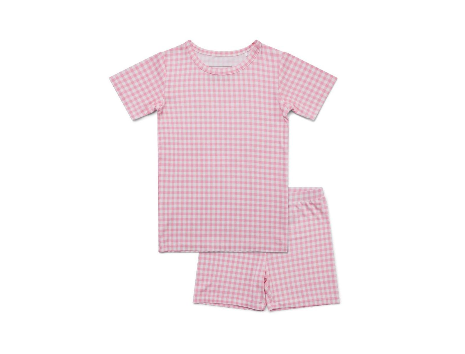 Motette Baby Girls Sugar Gingham Pajama Set