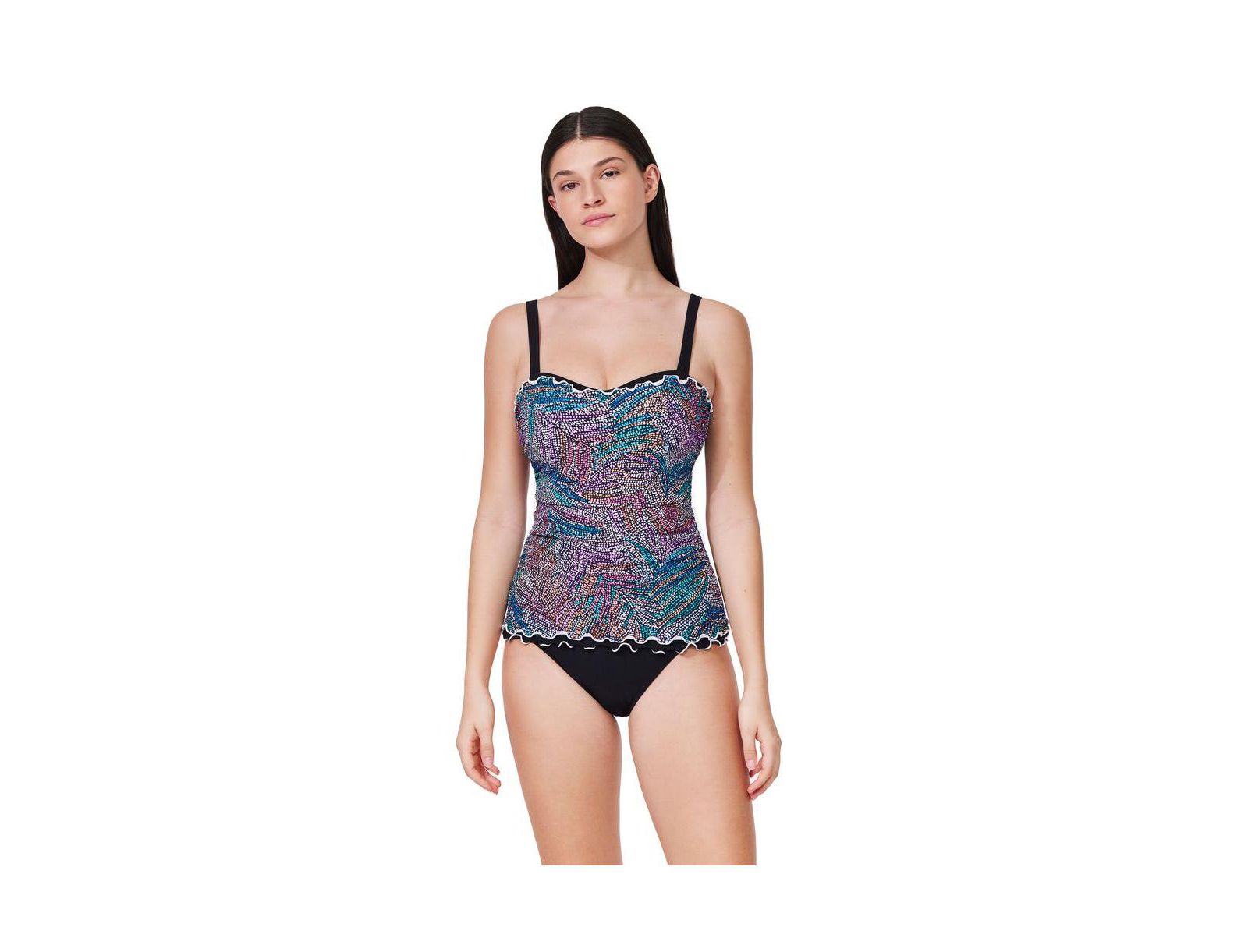 Женский топ-танкни Layla Tricolore E-Cup от Profile by Gottex