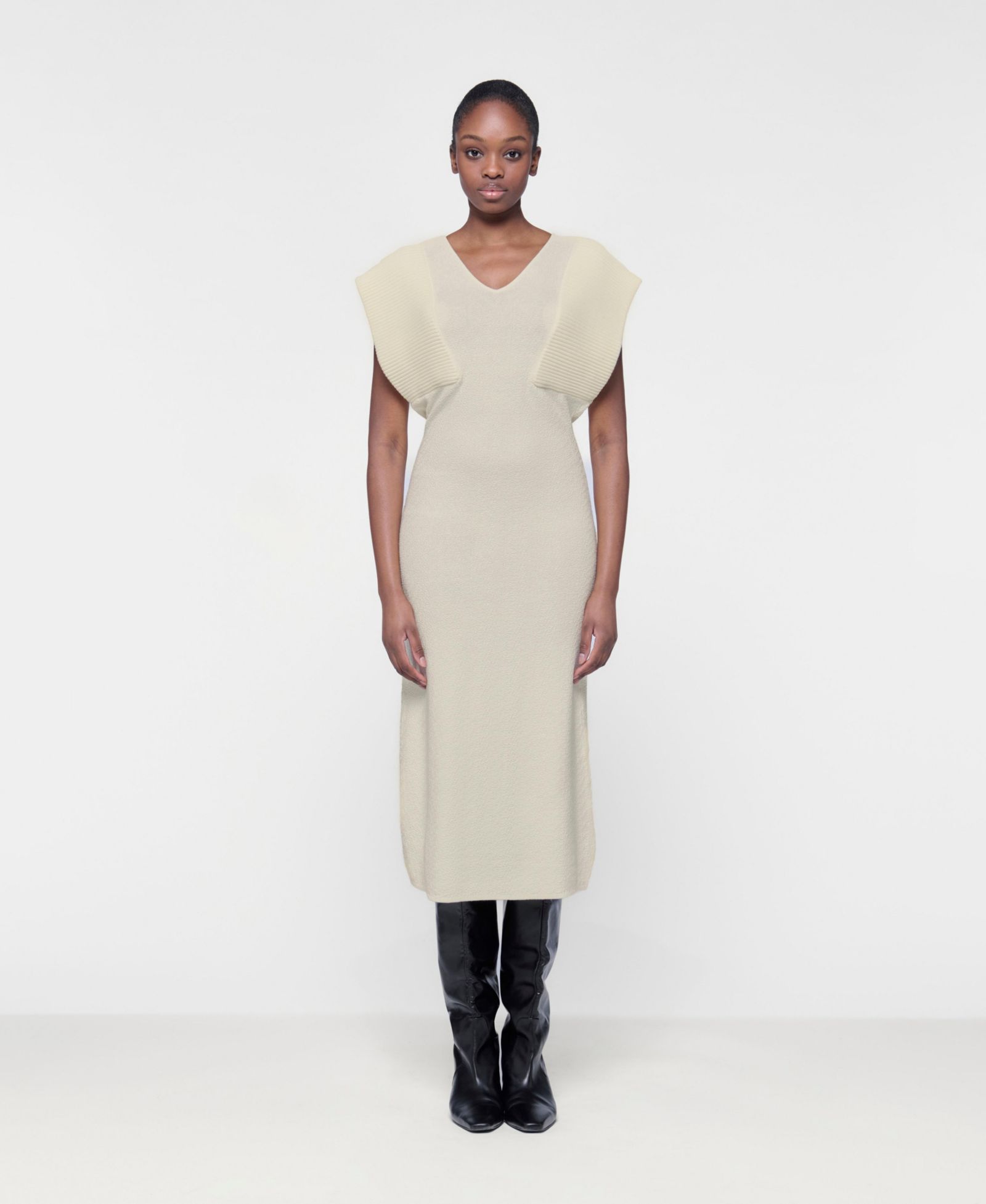 Leem Women's Ribbed Maxi Knit Dress