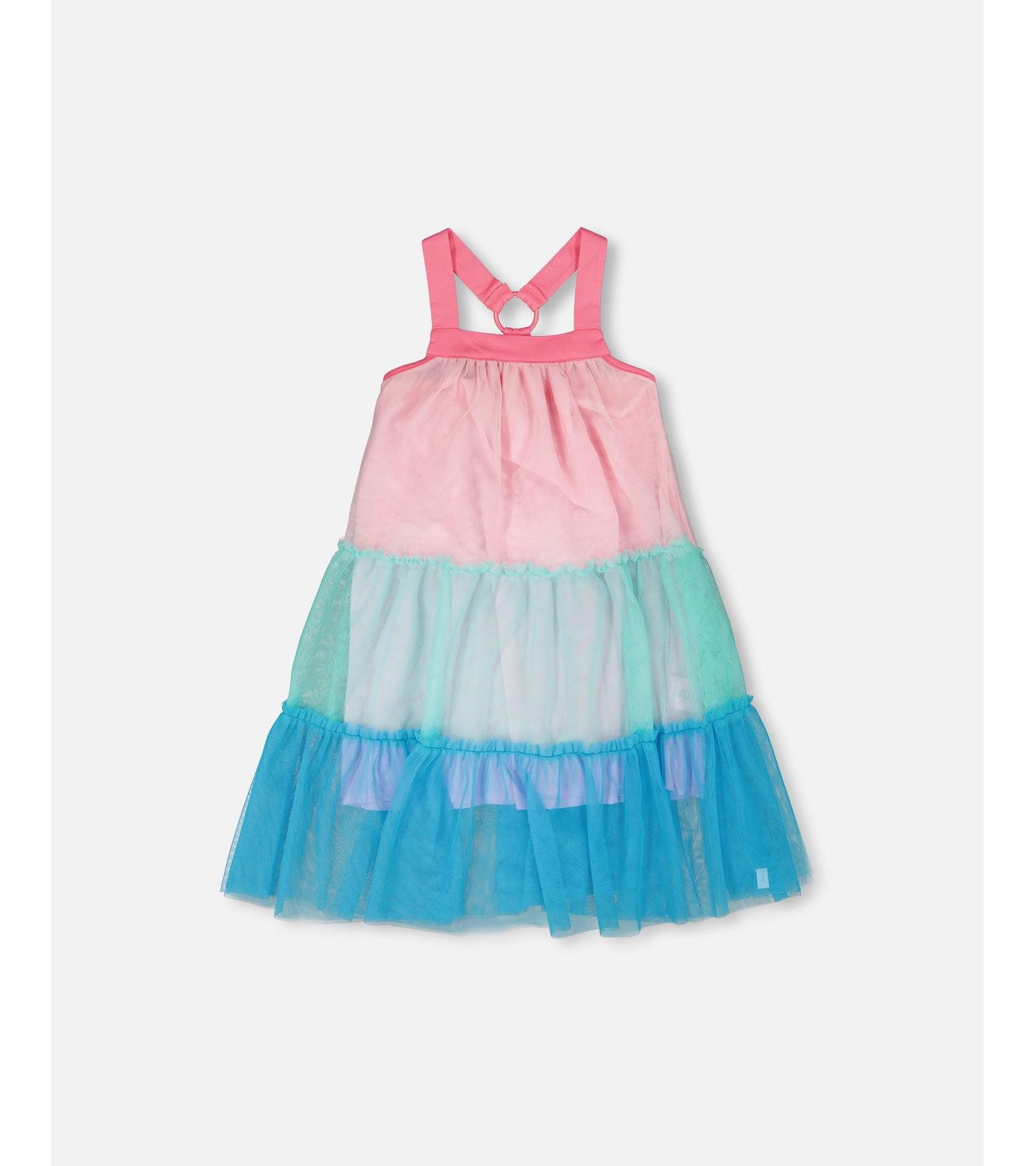 Детское сетчатое платье Deux par Deux Toddler Girls Mesh Dress