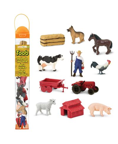 Safari Ltd. Down on the Farm Hand-Painted 11-Piece Figurine Set, Ages 3+