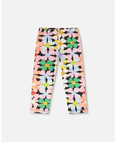 Детские леггинсы Deux par Deux Viscose Printed Flowers