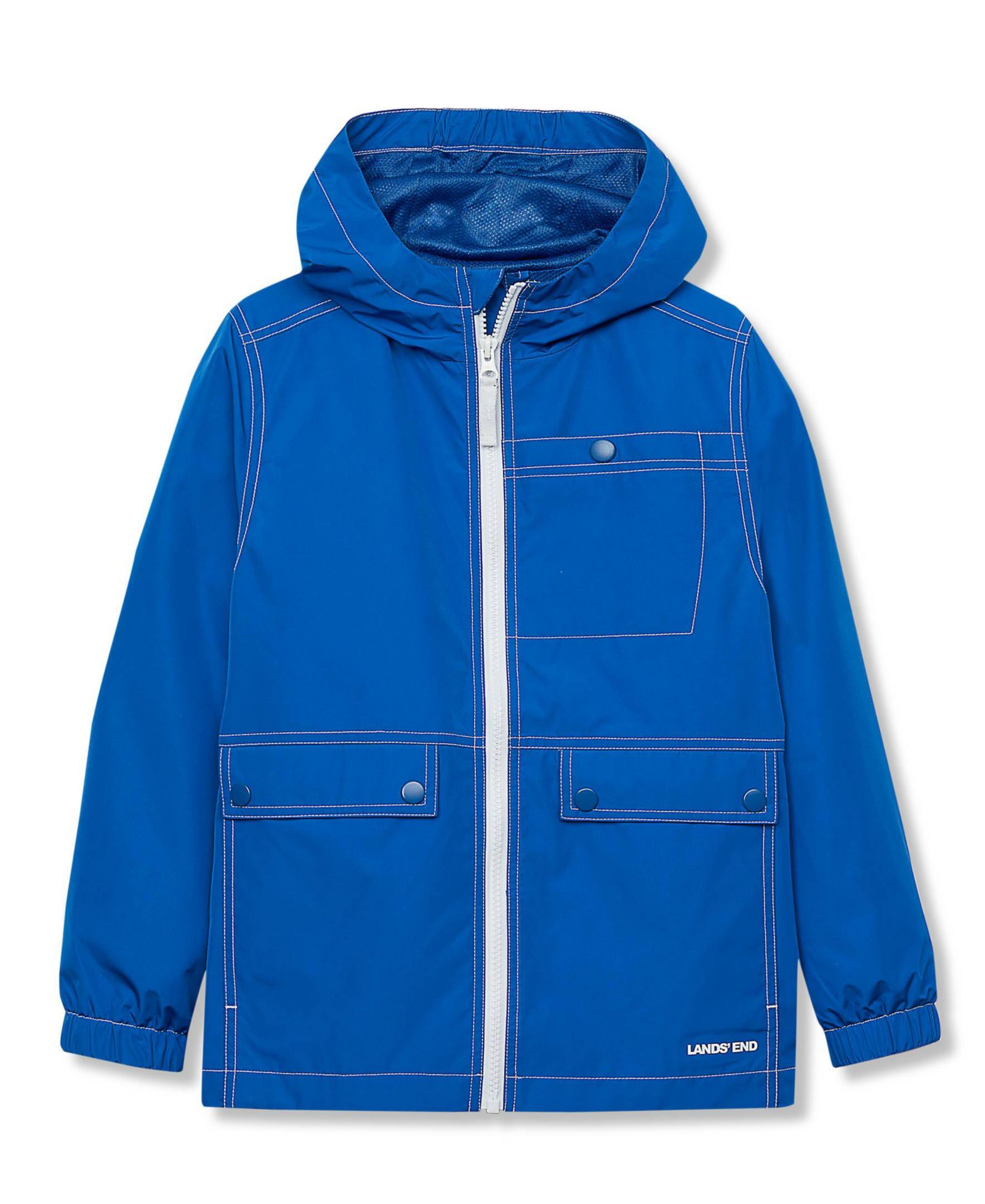 Lands' End Kids Water Resistant Ocean Breeze Jacket