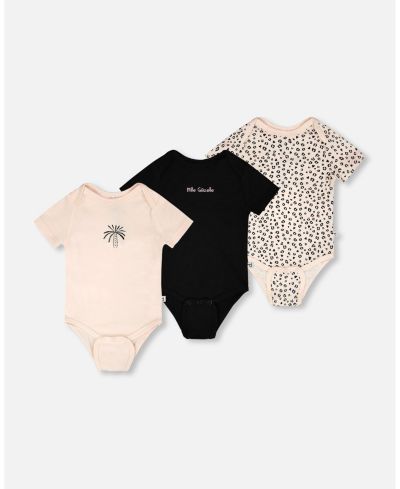 Набор из 3 боди Deux par Deux Baby Girls Evolutive Cotton Jersey