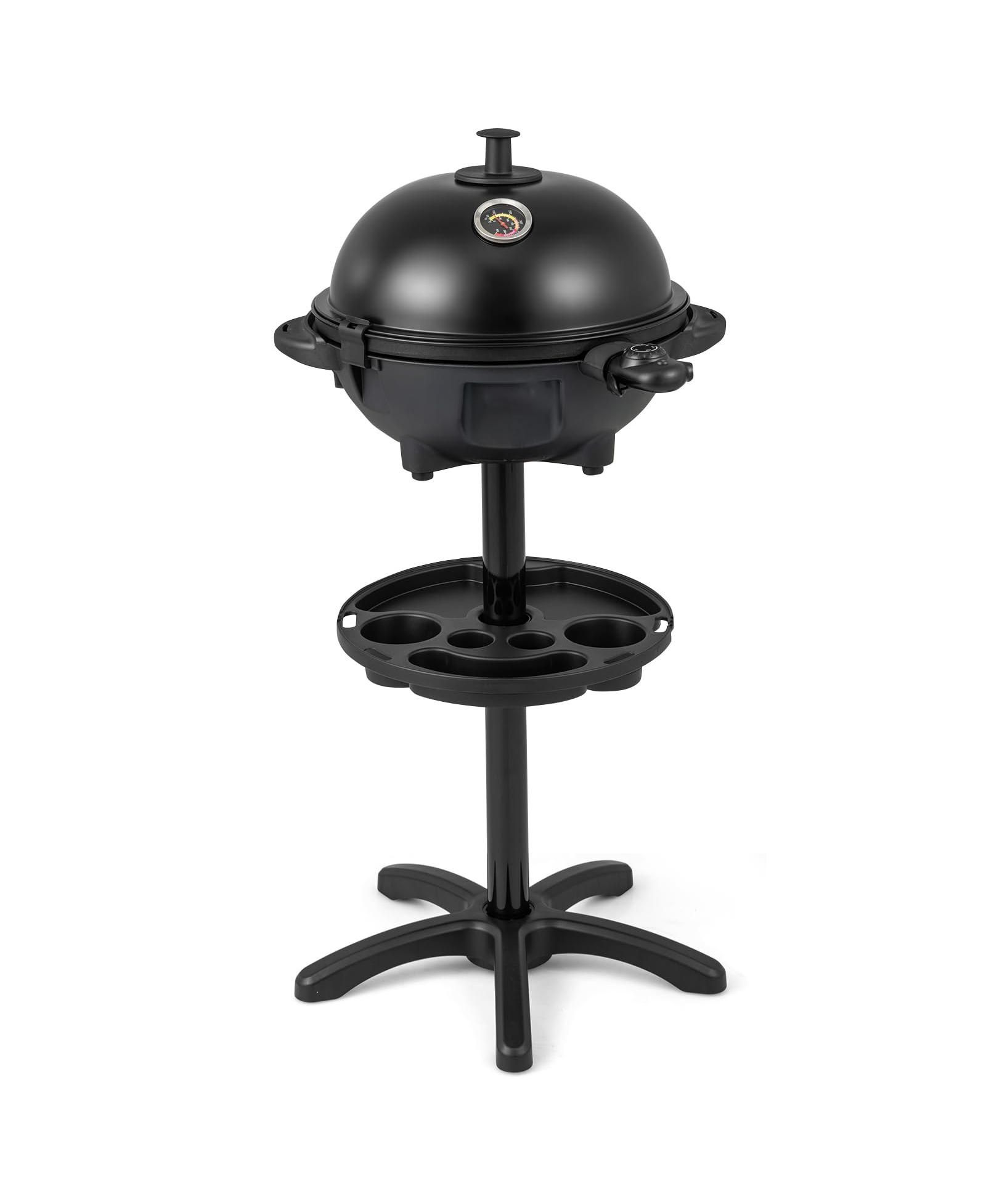 Ecooso Электрический гриль для барбекю 1200W, для дома и улицы