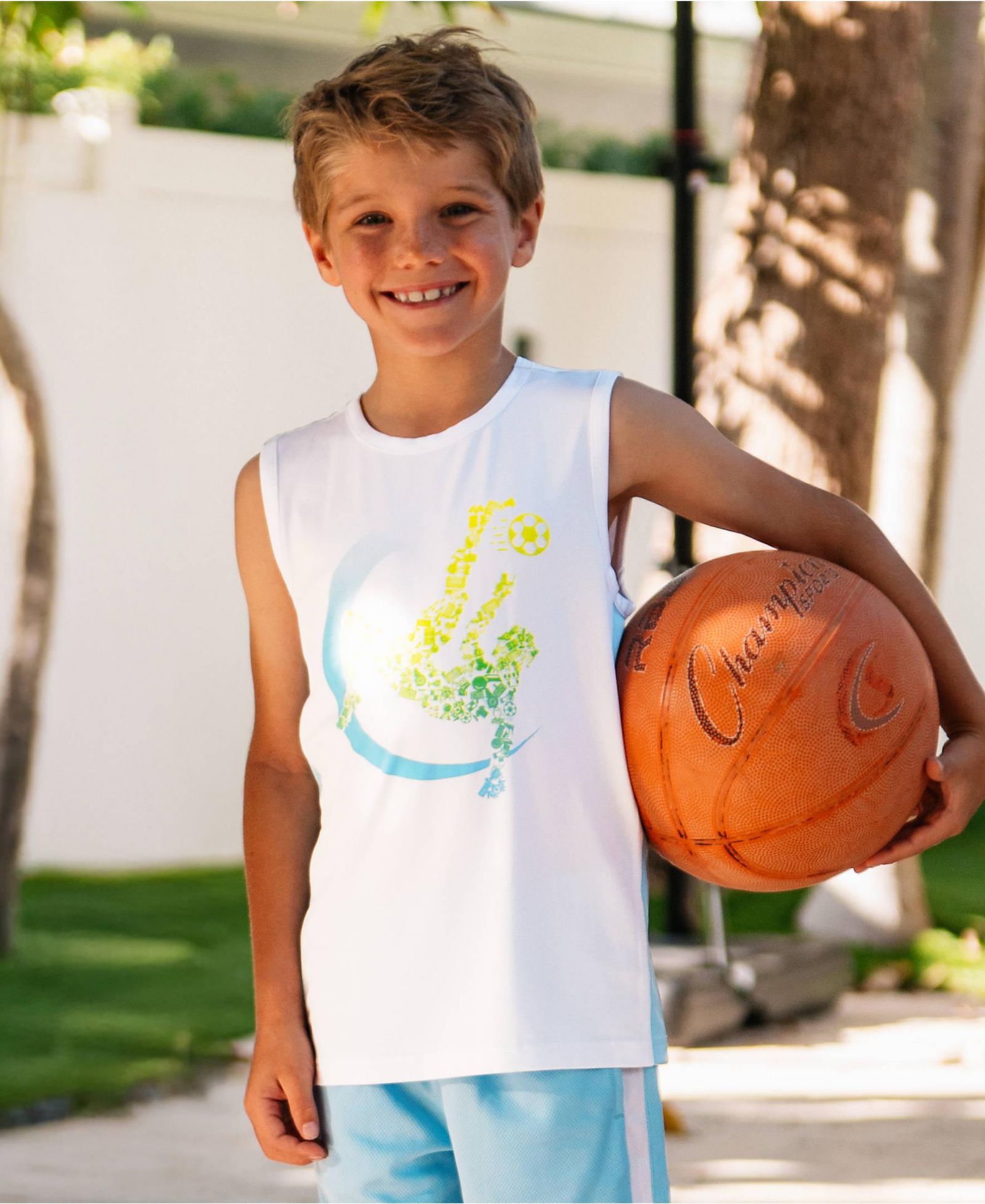 Lands' End Детский Active Jersey Top