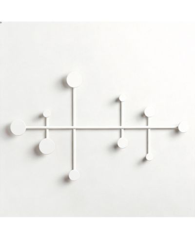 YIGII Minimalist Metal Wall Hook Rack 10 Hooks