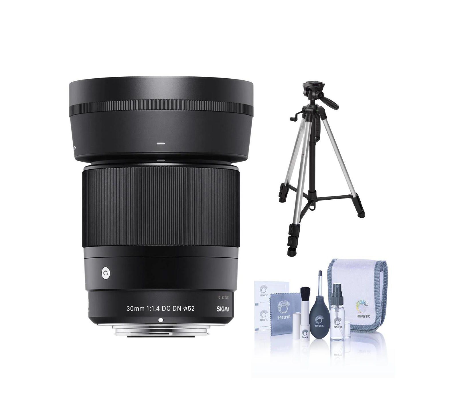 Sigma Объектив DC DN Contemporary 30mm f/1.4 для Sony E с штативом
