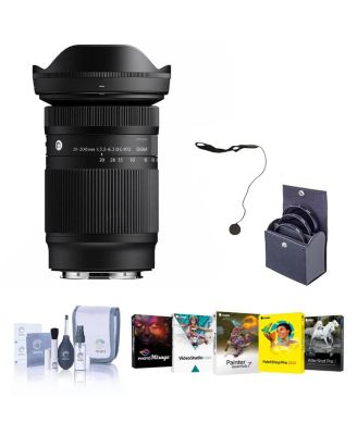 Sigma объектив 20-200mm f/3.5-6.3 DG Contemporary для L Mount, комплект с фильтром 72mm, набором ПО PC Software, колпачком и набором для чистки