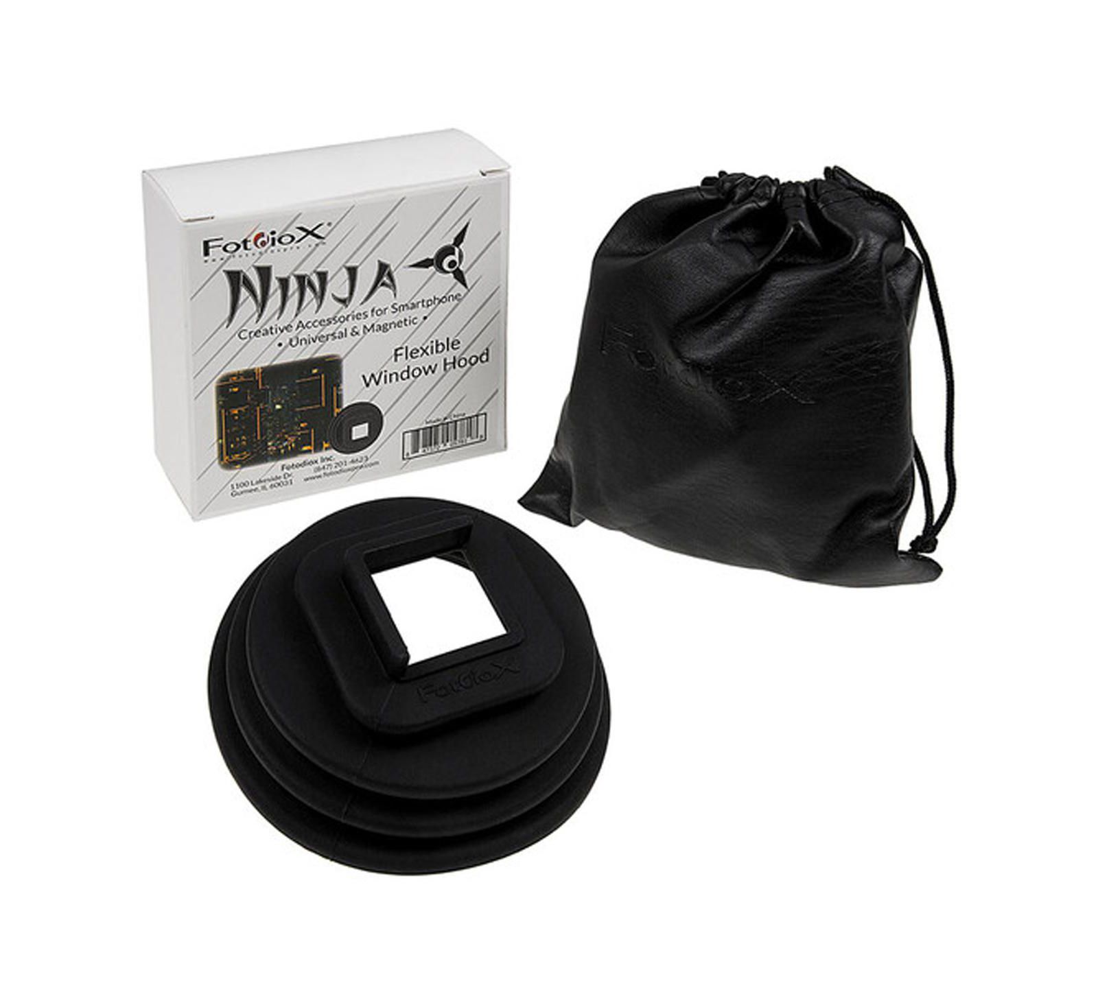 Гибкий блендер Fotodiox Ninja Window Hood для смартфонов