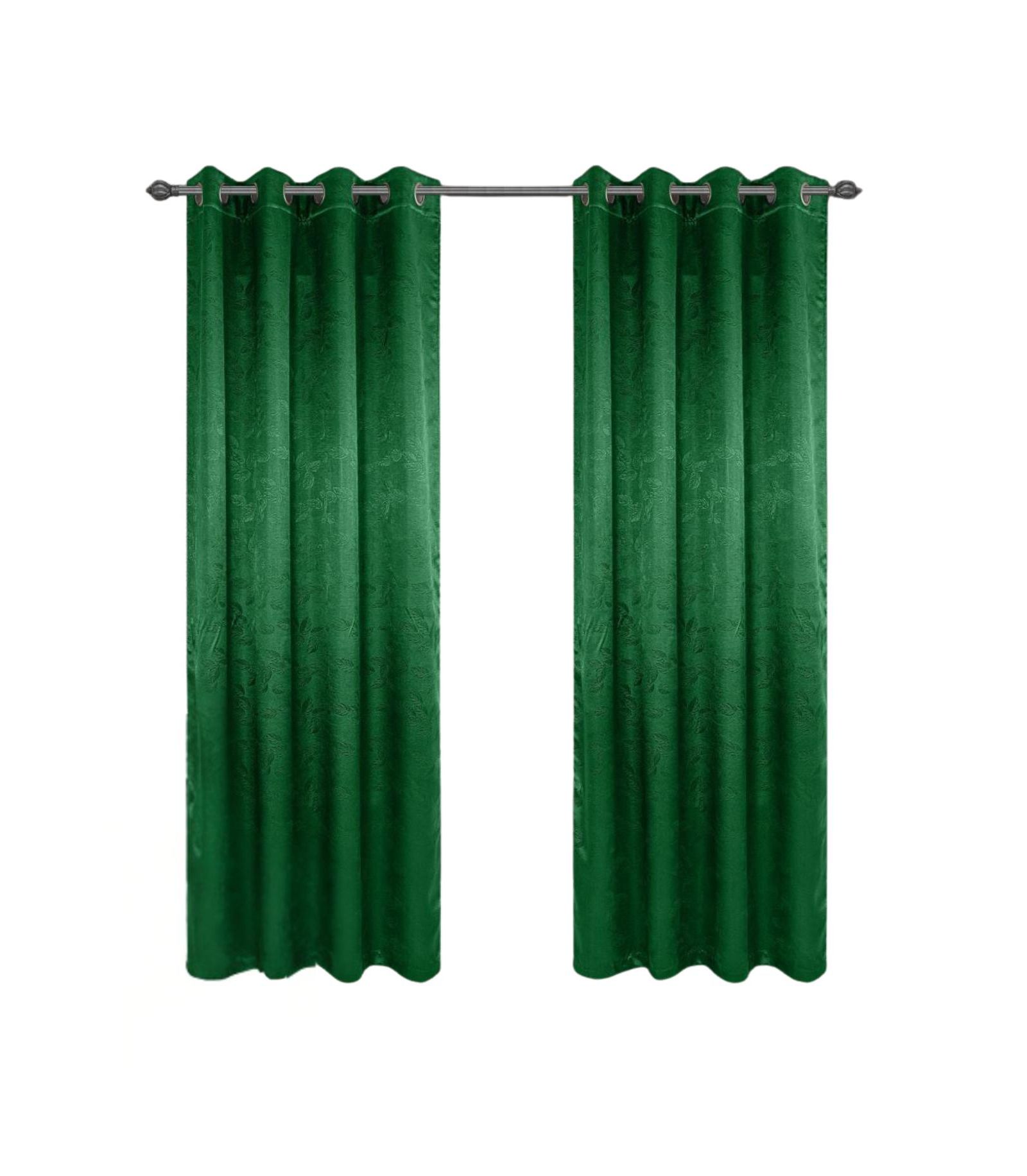 Olivia Gray 100% Polyester 190 GSM Eloise Reversible Blackout Grommet Curtain Panel