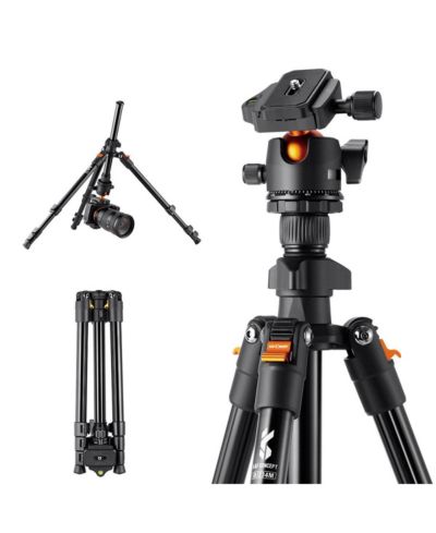 K&F Concept K234A1 легкий алюминиевый дорожный штатив для влогов с шаровой головкой