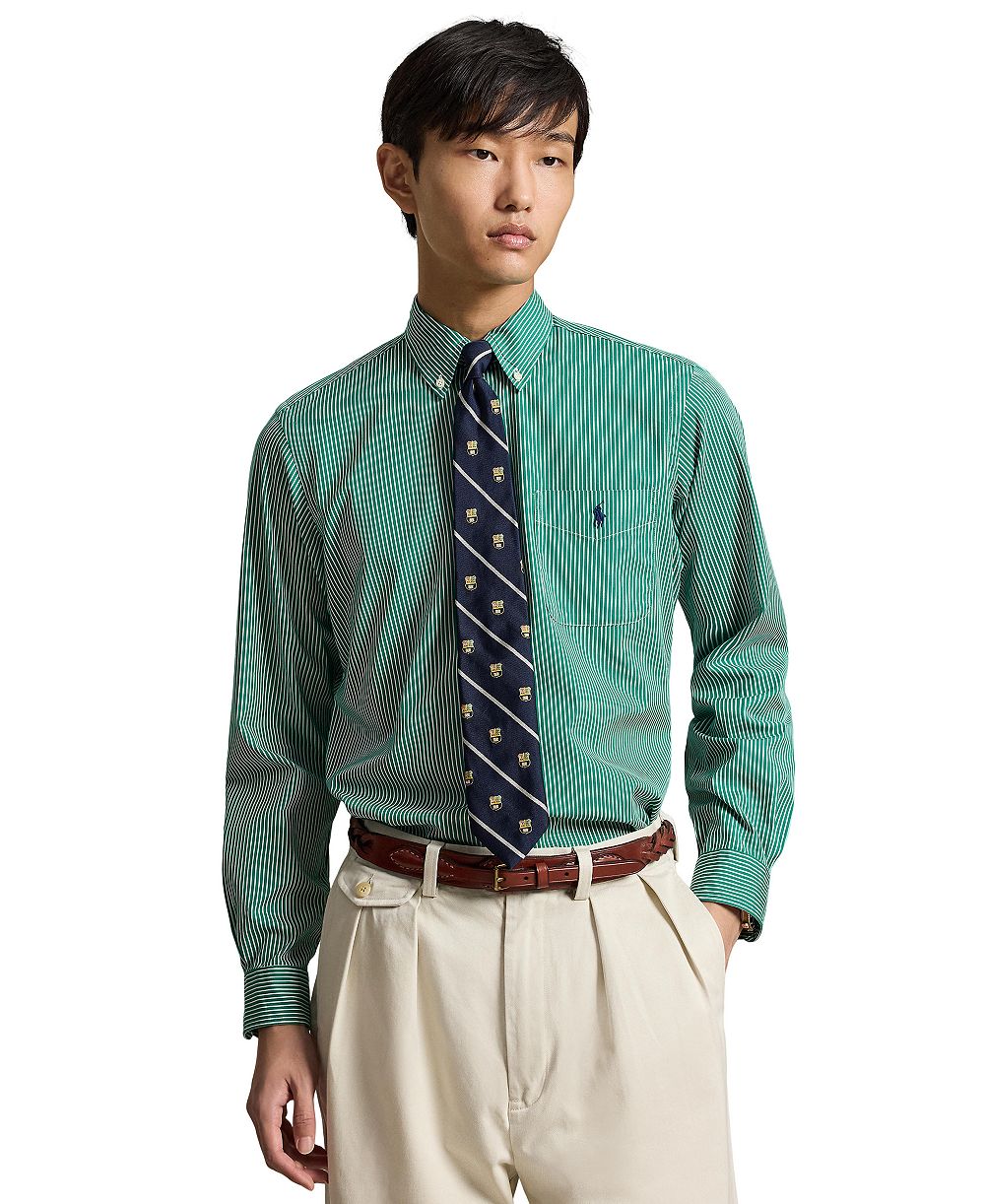 Polo Ralph Lauren Men's Striped Classic-Fit Button-Down Collar Shirt