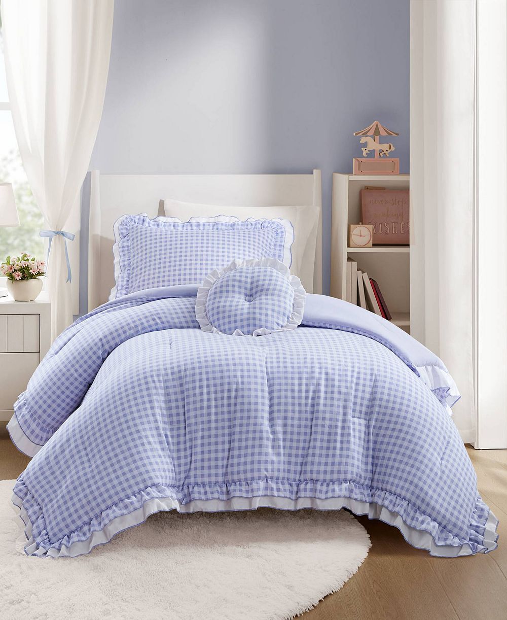 Комплект покрывала Intelligent Design Rowena Breathable Microfiber, Twin/Twin XL