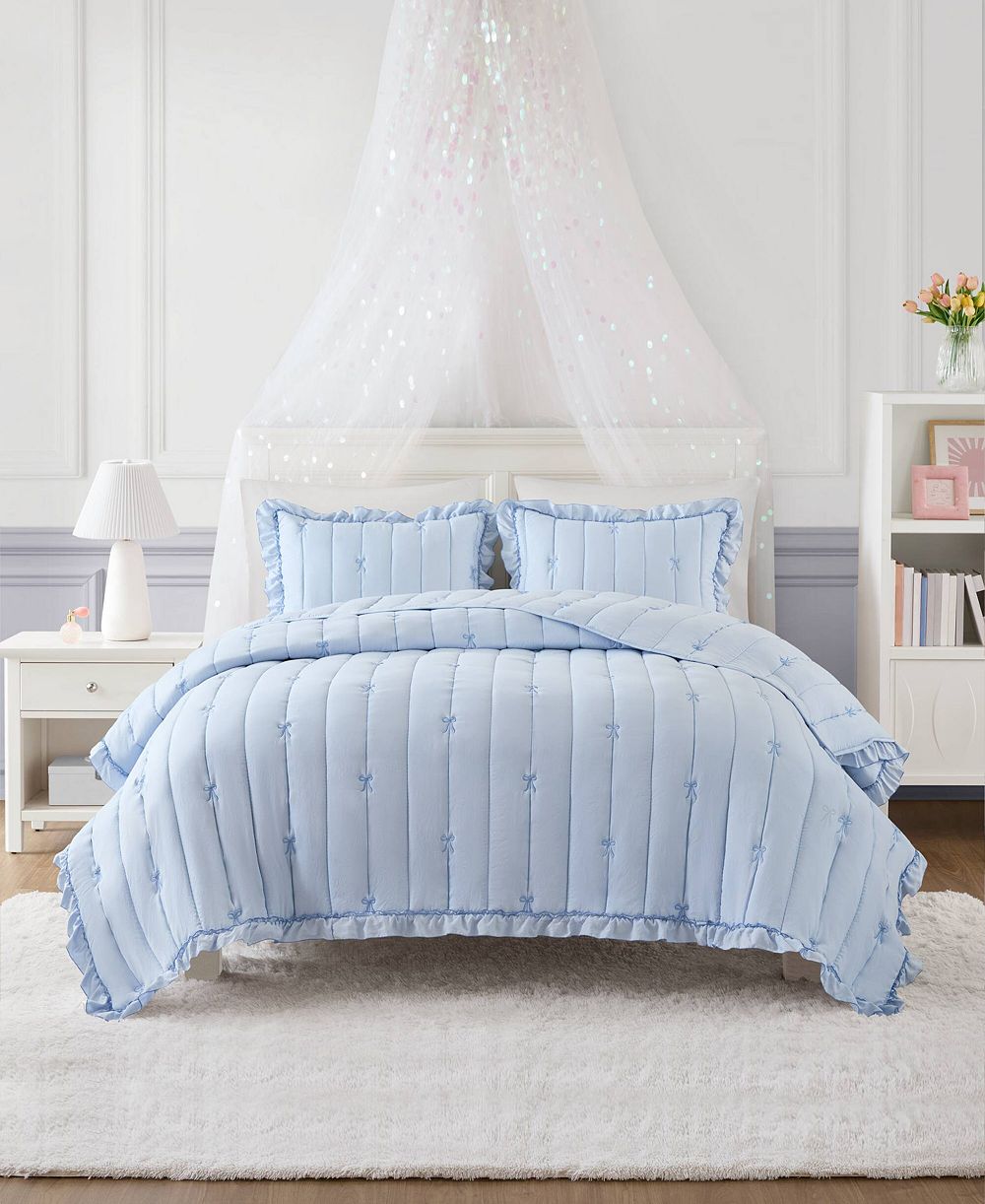 Intelligent Design Liv Microfiber Down Alternative 3-Pc. Quilt Set, Full/Queen