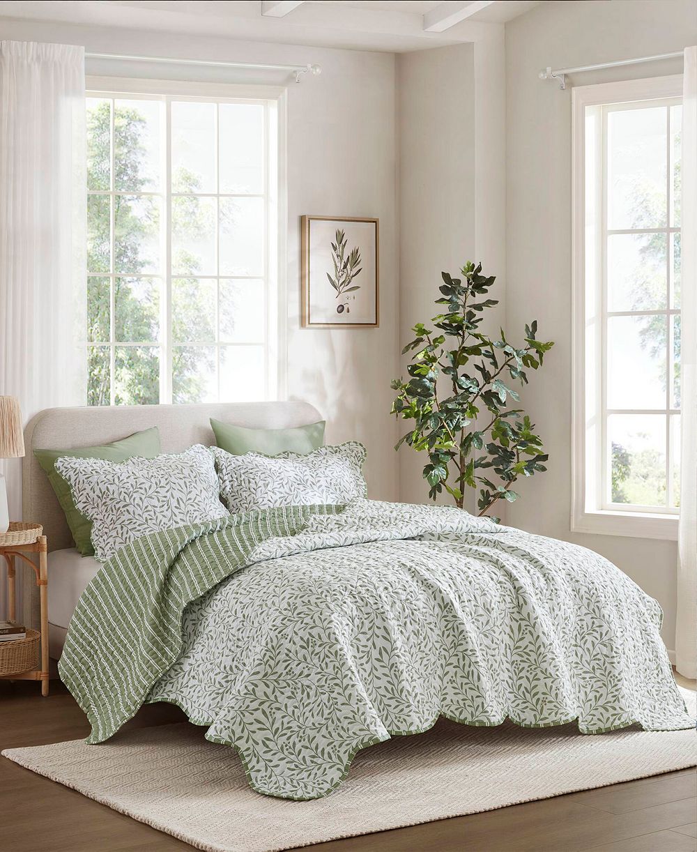 Madison Park Darcy Print 3-Pc. Quilt Set, King