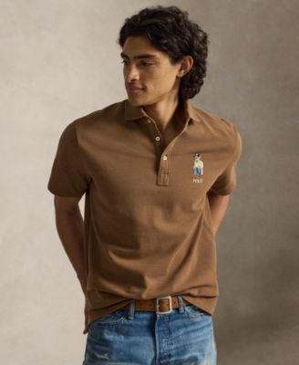 Polo Ralph Lauren Мужская сетчатая рубашка-поло Classic-Fit Polo Bear