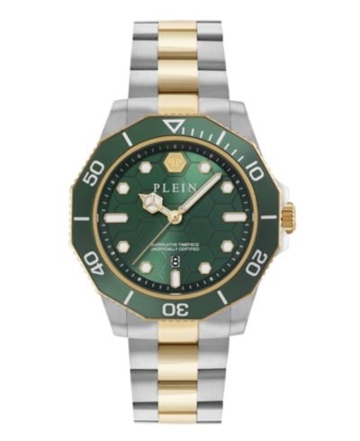 Philipp Plein Men's Aquastorm Two-Tone Stainless Steel Bracelet Watch, 44mm