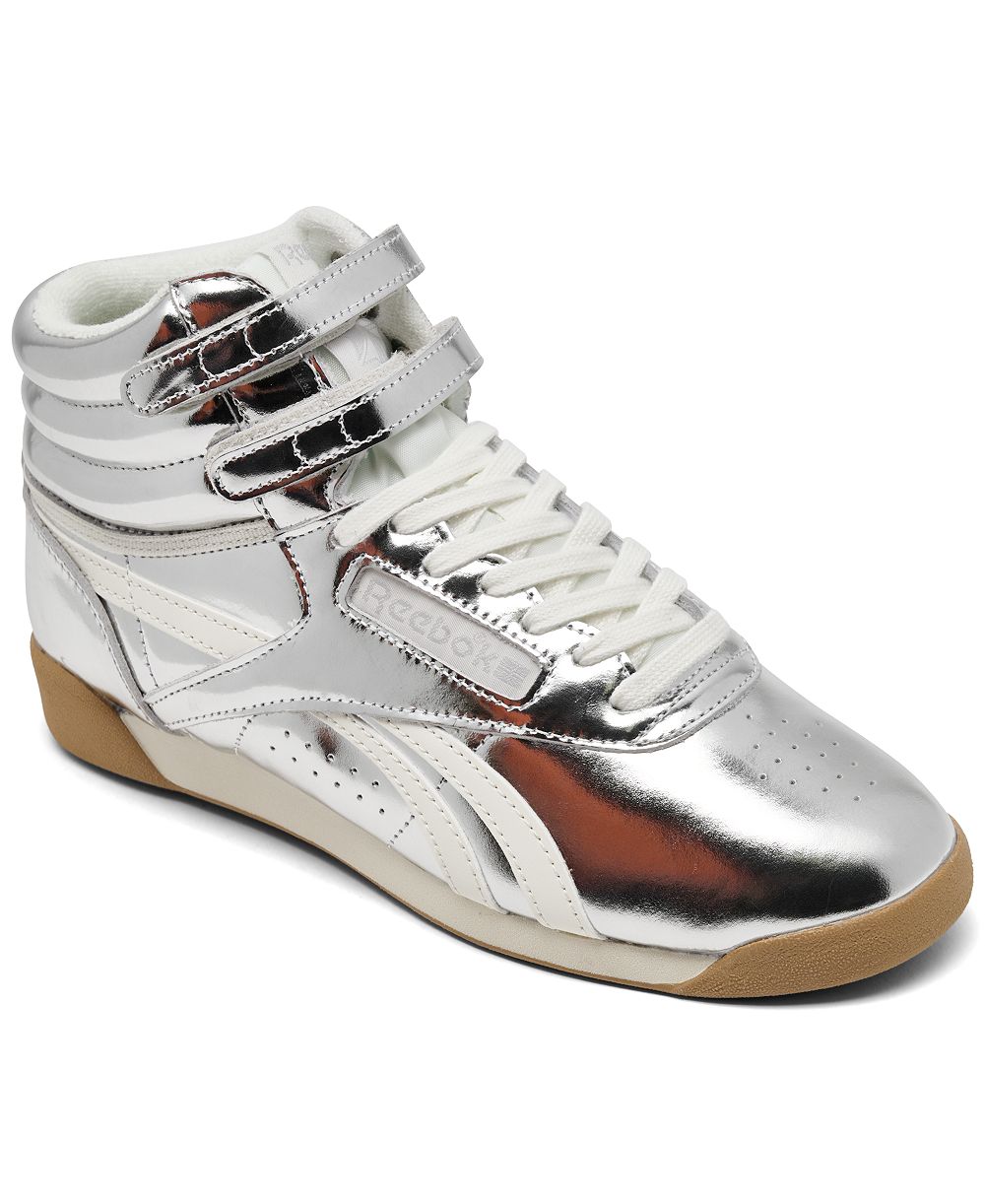 Reebok Freestyle High-Top Double-Strapped Sneakers, Style no. 272227 from Finish Line