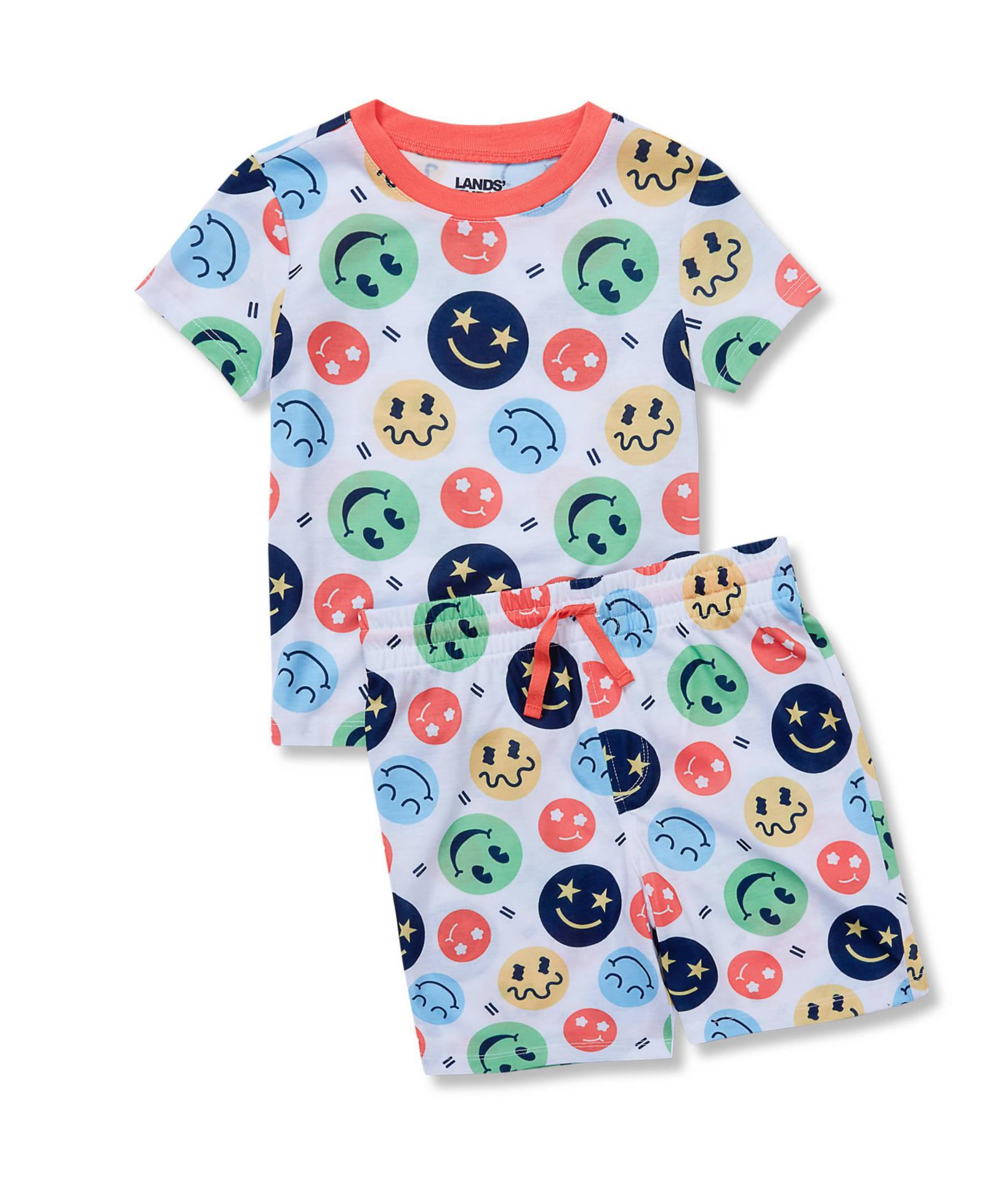 Lands' End комплект пижамы для мальчиков Short Sleeve Tee and Shorts