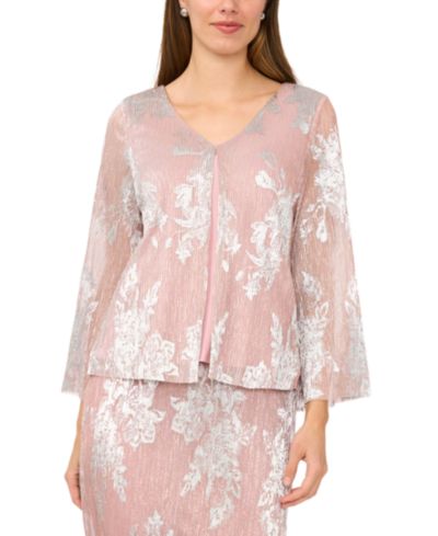 MSK Women's Long-Sleeve V-Neck Top