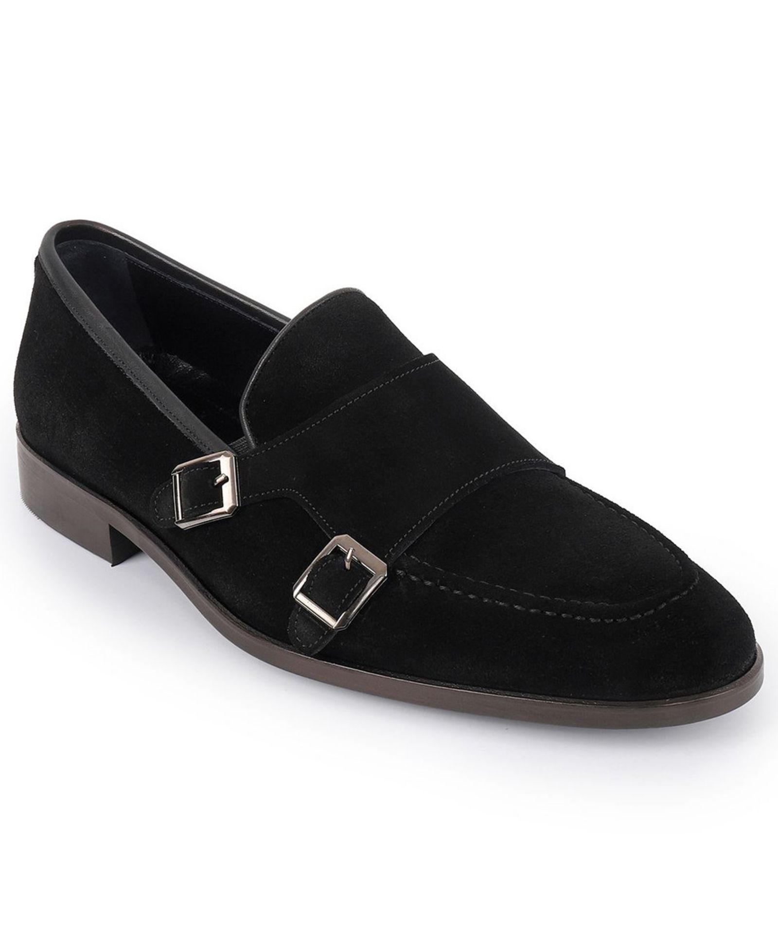 VELLAPAIS Men's Elmaton Double Monk Loafers