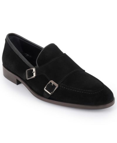 VELLAPAIS Men's Elmaton Double Monk Loafers