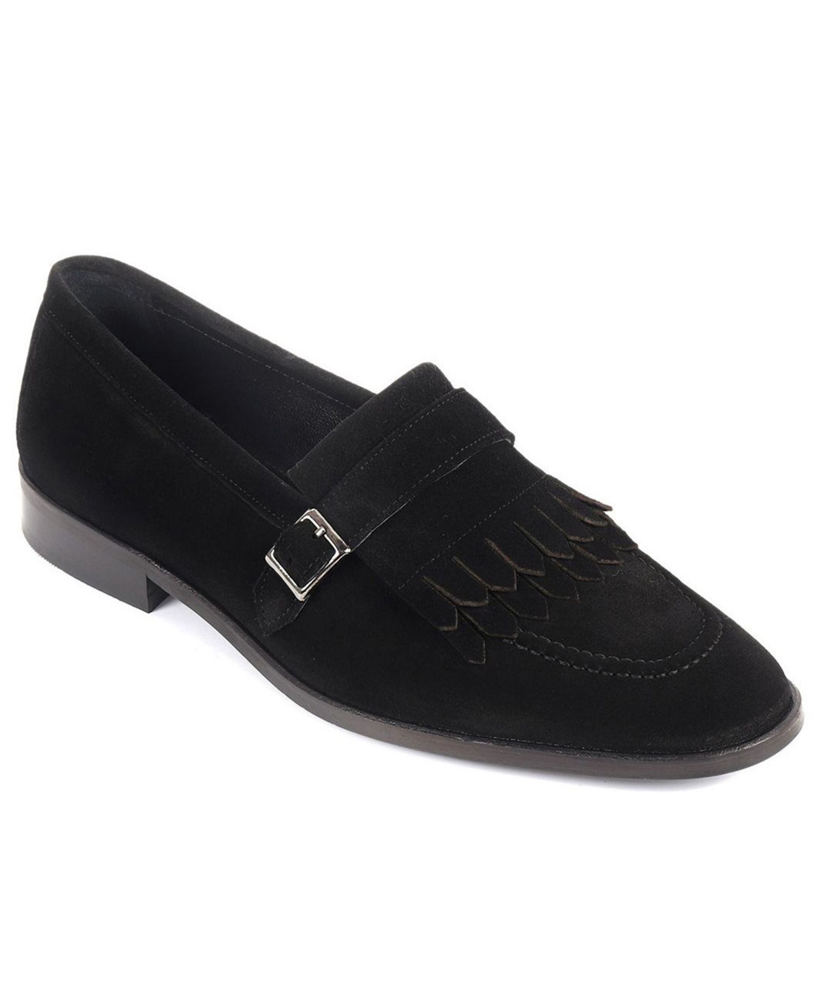 VELLAPAIS Men's Monk Strap Dress Loafers