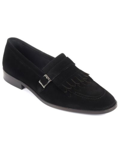 VELLAPAIS Men's Monk Strap Dress Loafers