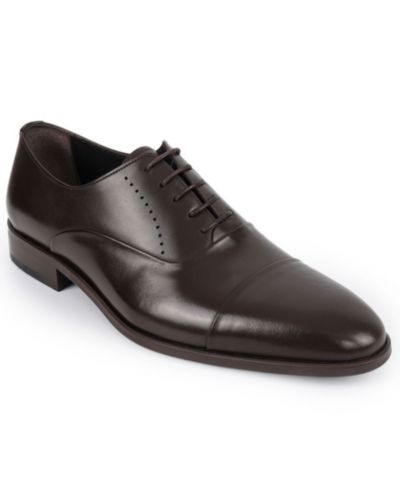 VELLAPAIS Men's Dinero Lace-Up Oxford Dress Shoes