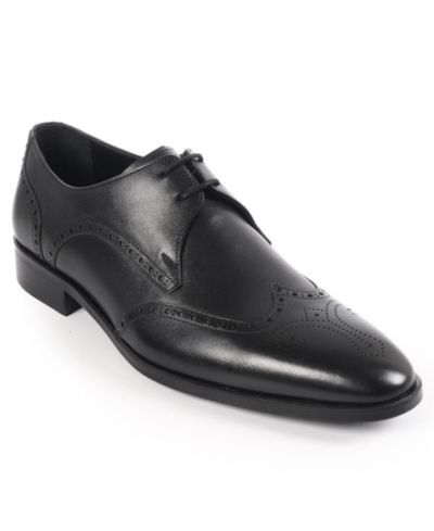 VELLAPAIS Мужские классические туфли с шнуровкой Wingtip
