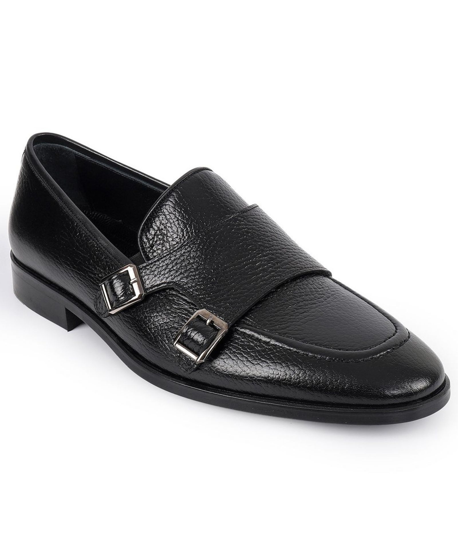 VELLAPAIS Men's Ledonia Double Monk Strap Loafers