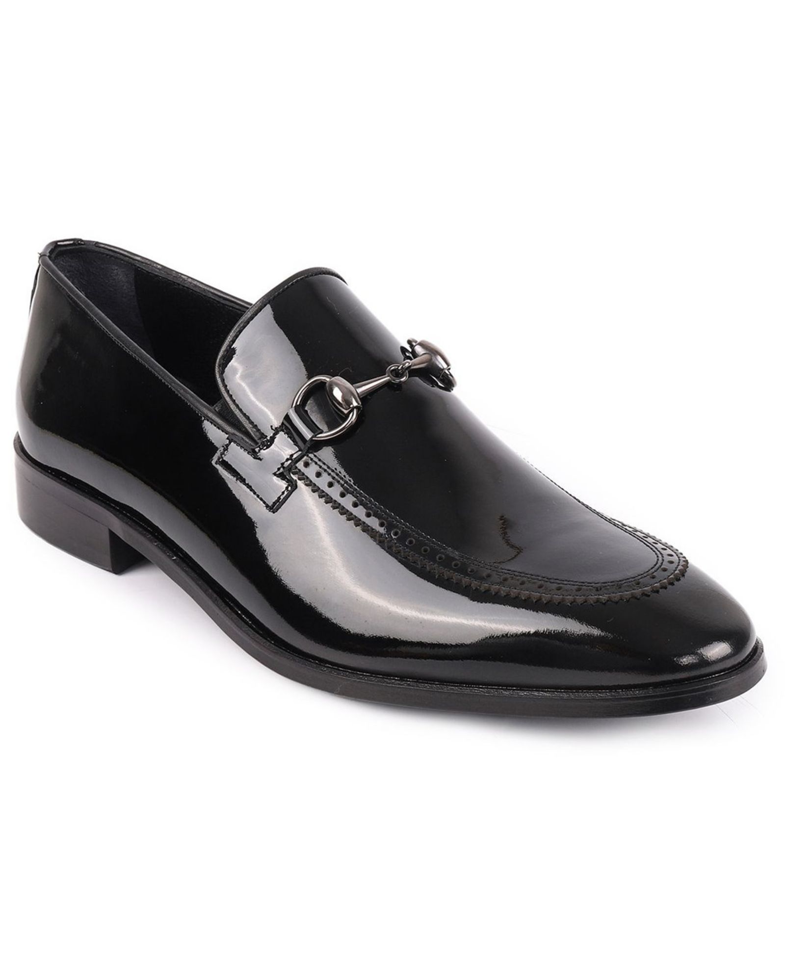VELLAPAIS Men's Edroy Horsebit Buckle Slip-On Dress Loafers