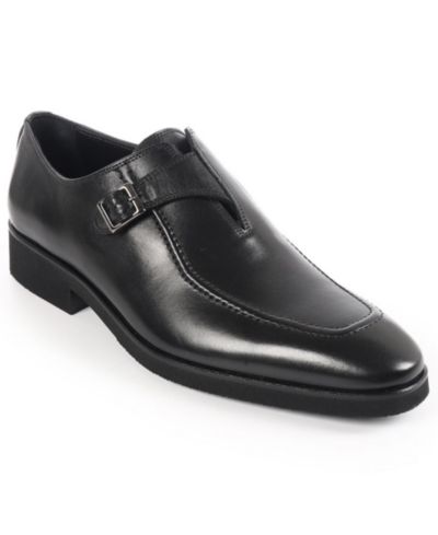 VELLAPAIS Men's Monk Strap Slip-On Dress Shoes